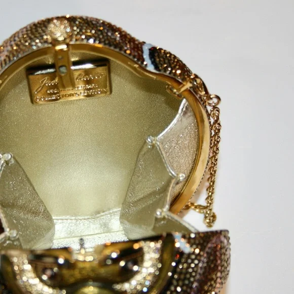 Judith Leiber Gold Ladybug Beetle 45th Anniversary Edition Bag Clutch - Picture 8 of 9